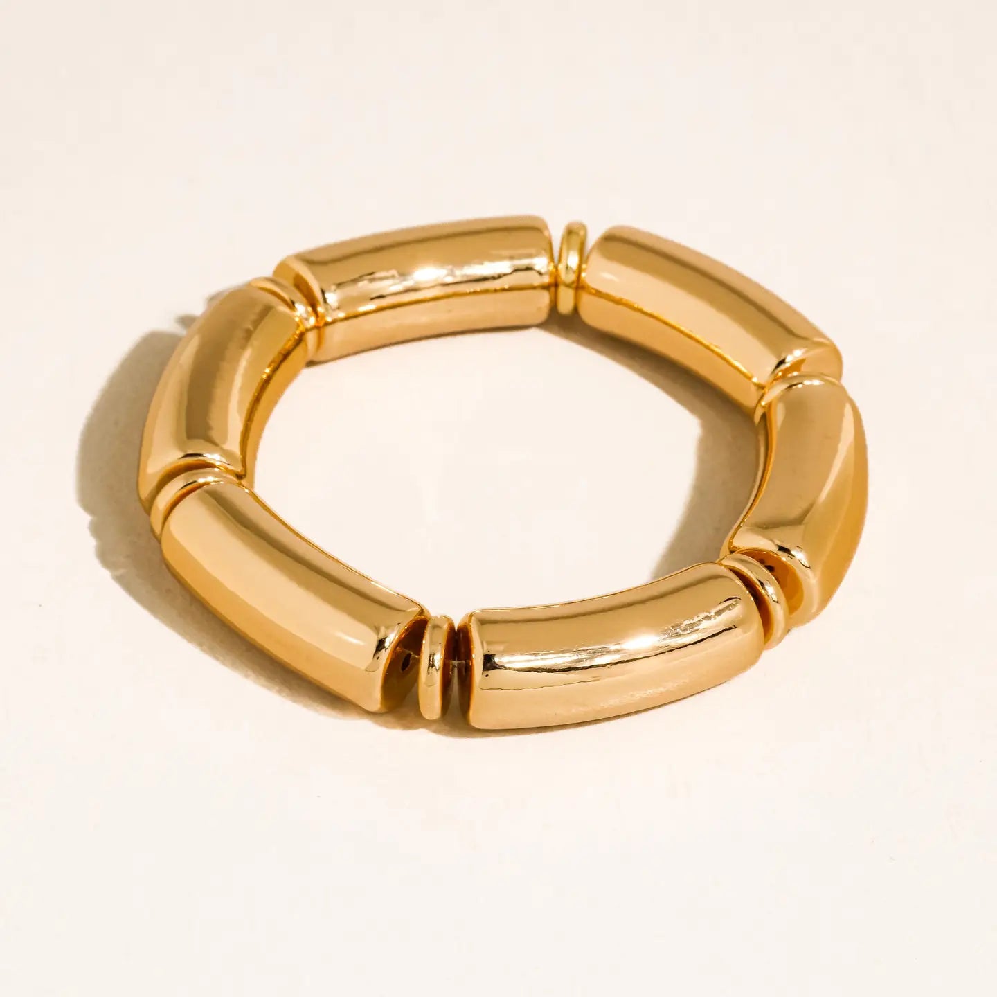 Aira 18K Gold Non-Tarnish Chunky Leopard Resin Bangle Set