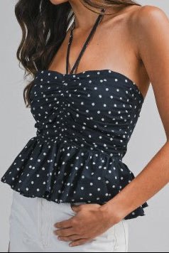 Sweet Independence Polka Dot Top