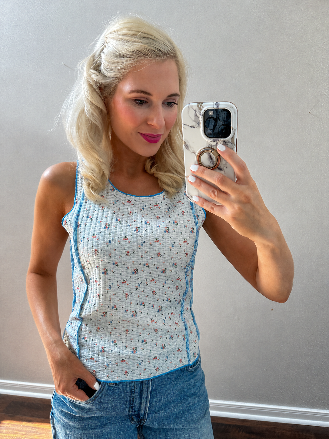 Dainty Bloom Tank-POL