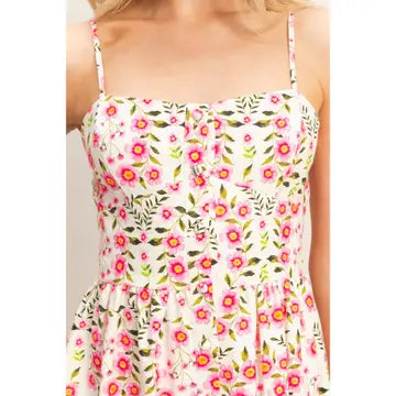 Wildflower Whimsy Midi Dress