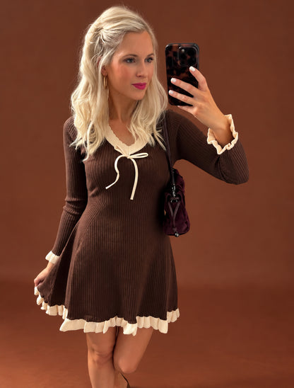 Brownstone Bow Dress