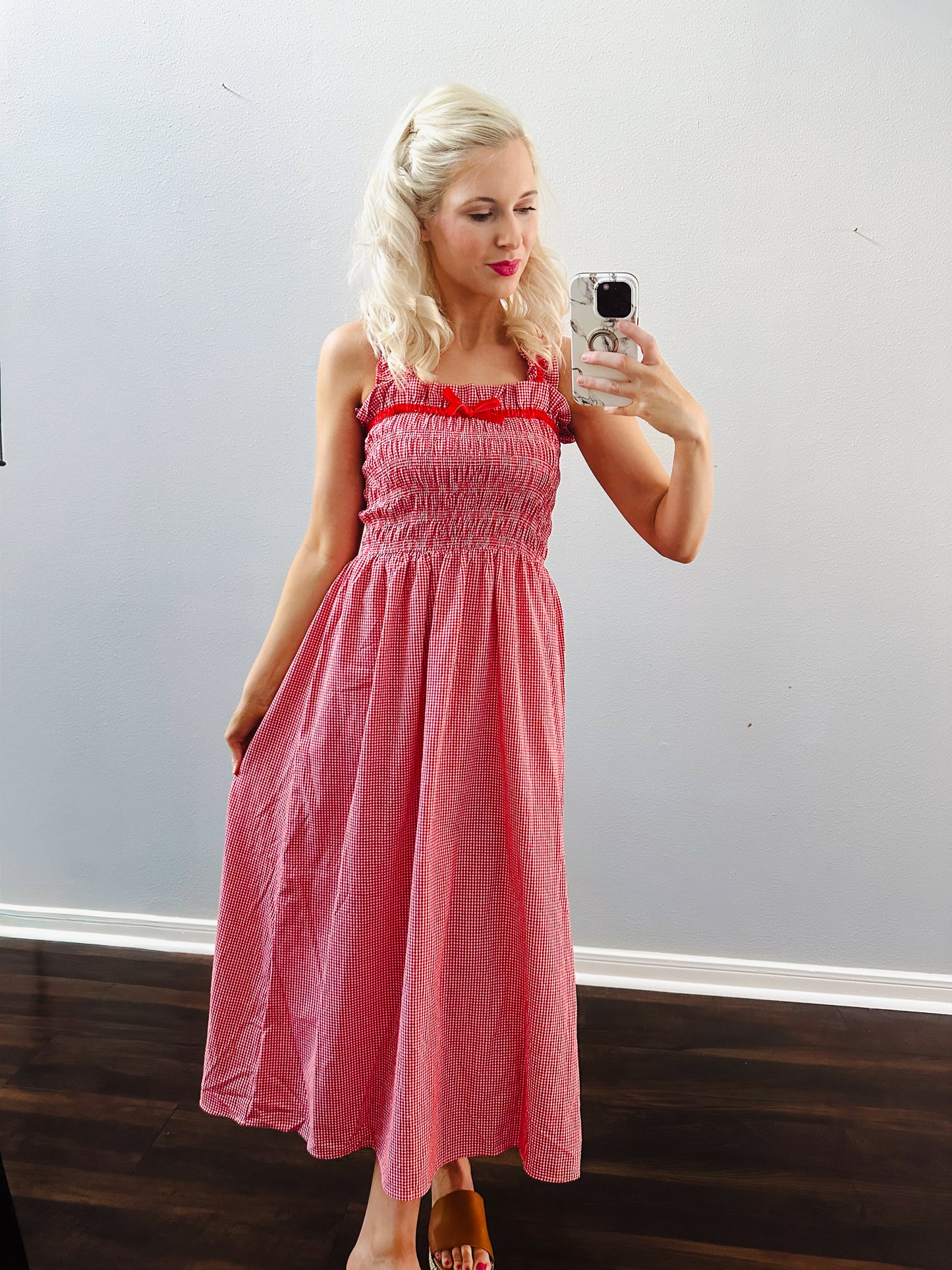 Strawberry Fields Midi Dress