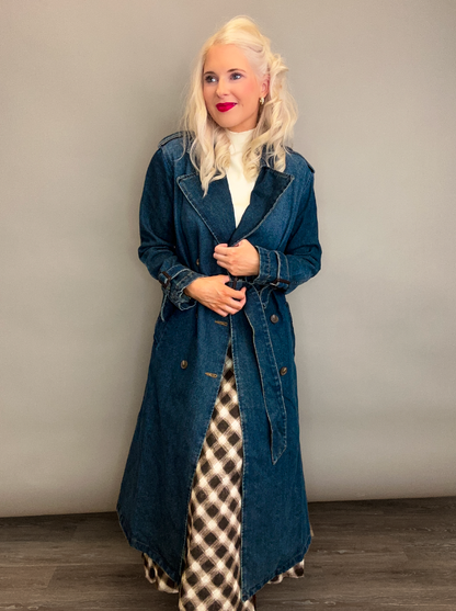 Beacon Trench Coat- 100% cotton