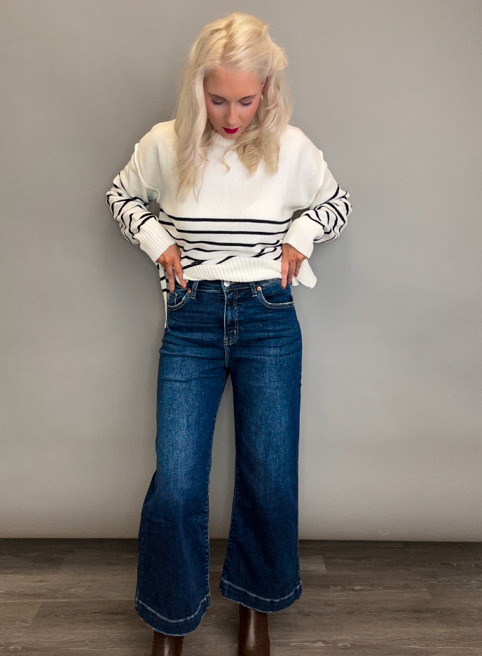 Cobblestone Staple Cropped Jeans