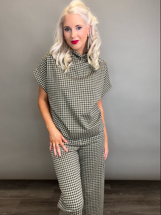 Boston Belle Top (In Black)