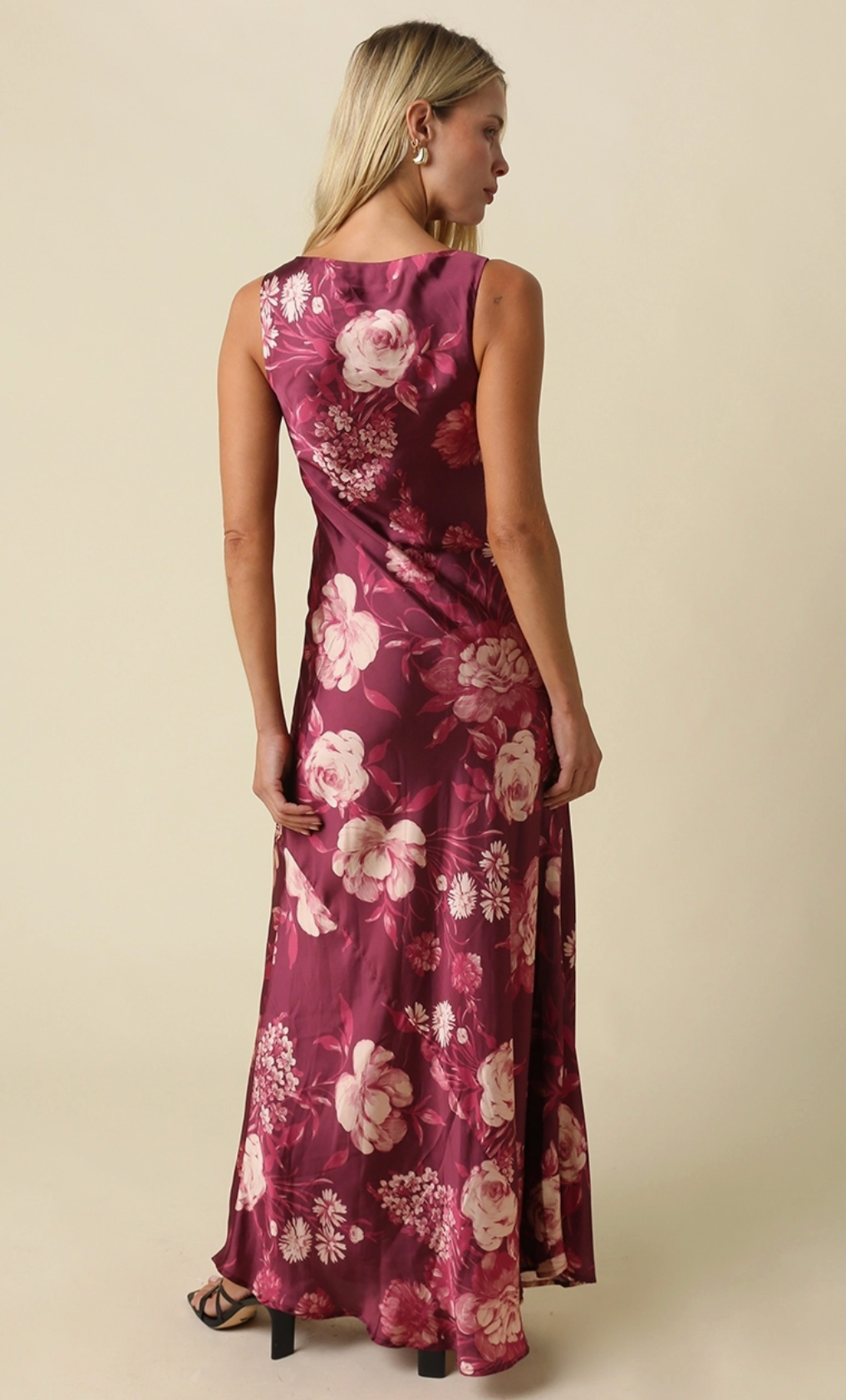 Bordeaux Bell Dress
