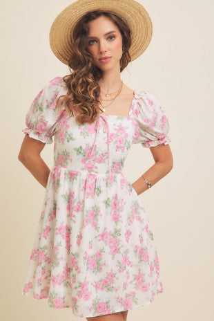 Pretty in Petals Mini Dress