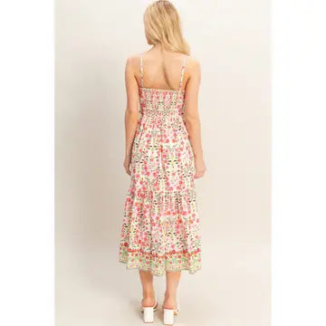 Wildflower Whimsy Midi Dress