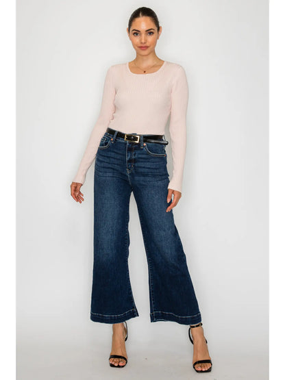 Cobblestone Staple Cropped Jeans