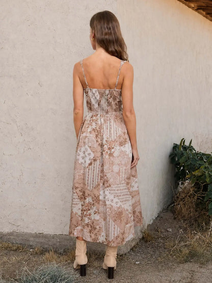 Patchwork Romance Midi Dress