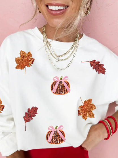 PREORDER ships aprox Sept 27) Pumpkin Patch Sweatshirt (size s-2xL)