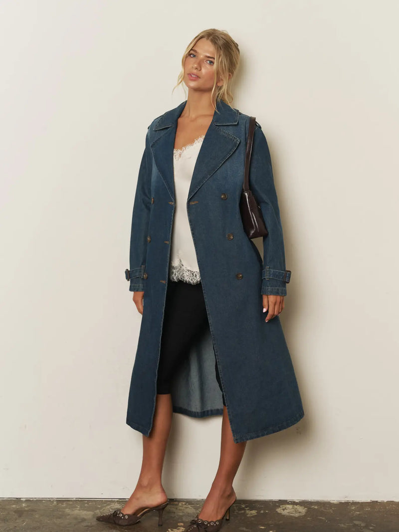 Beacon Trench Coat- 100% cotton